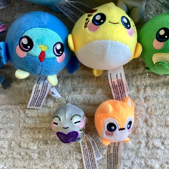 Lot Of 11 Squeezamals cow unicorn seal elephant turkey gecko fish squish lot - Picture 6 of 8